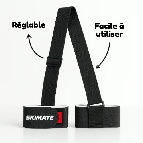 Skimate Plus - Votre enfant porte ses skis tout seul, facilement !